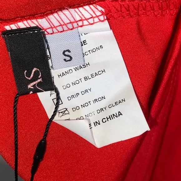 Micas Red Mini Dress - Picture 4 of 5